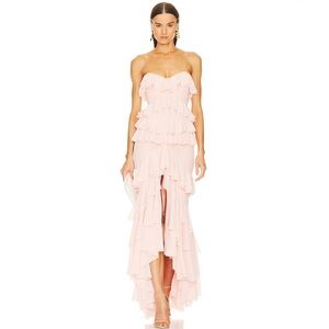 Michael Costello X REVOLVE Oleksandra Gown in Blush Nude